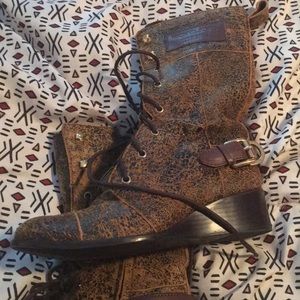Michael Kors Brown Leather Boots